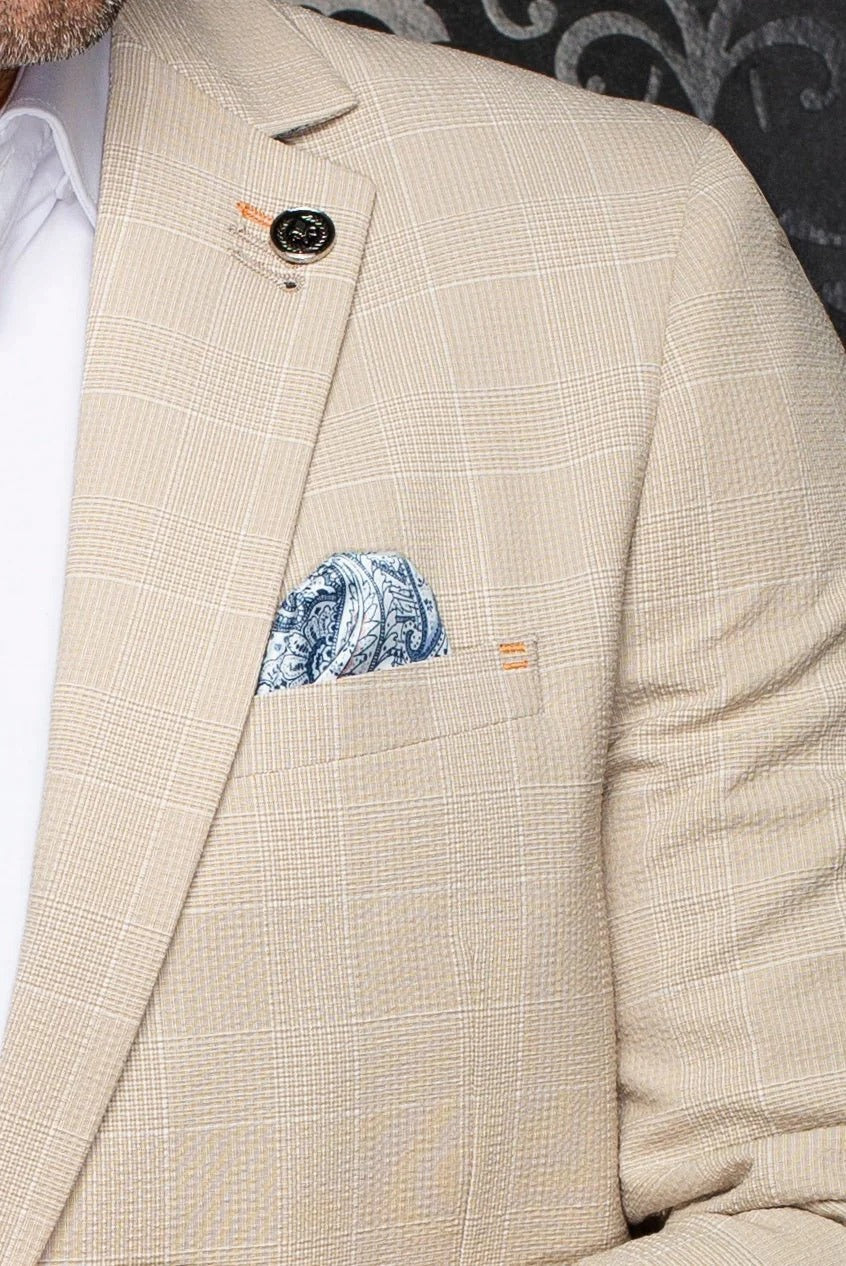 Au Noir Stretch Blazer | Troy Beige