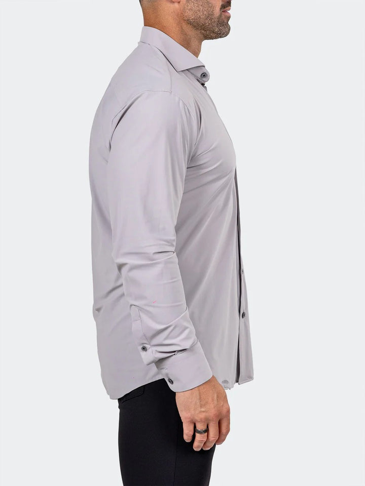 Maceoo Stretch Shirt | Eins Marthyr3016 Grey