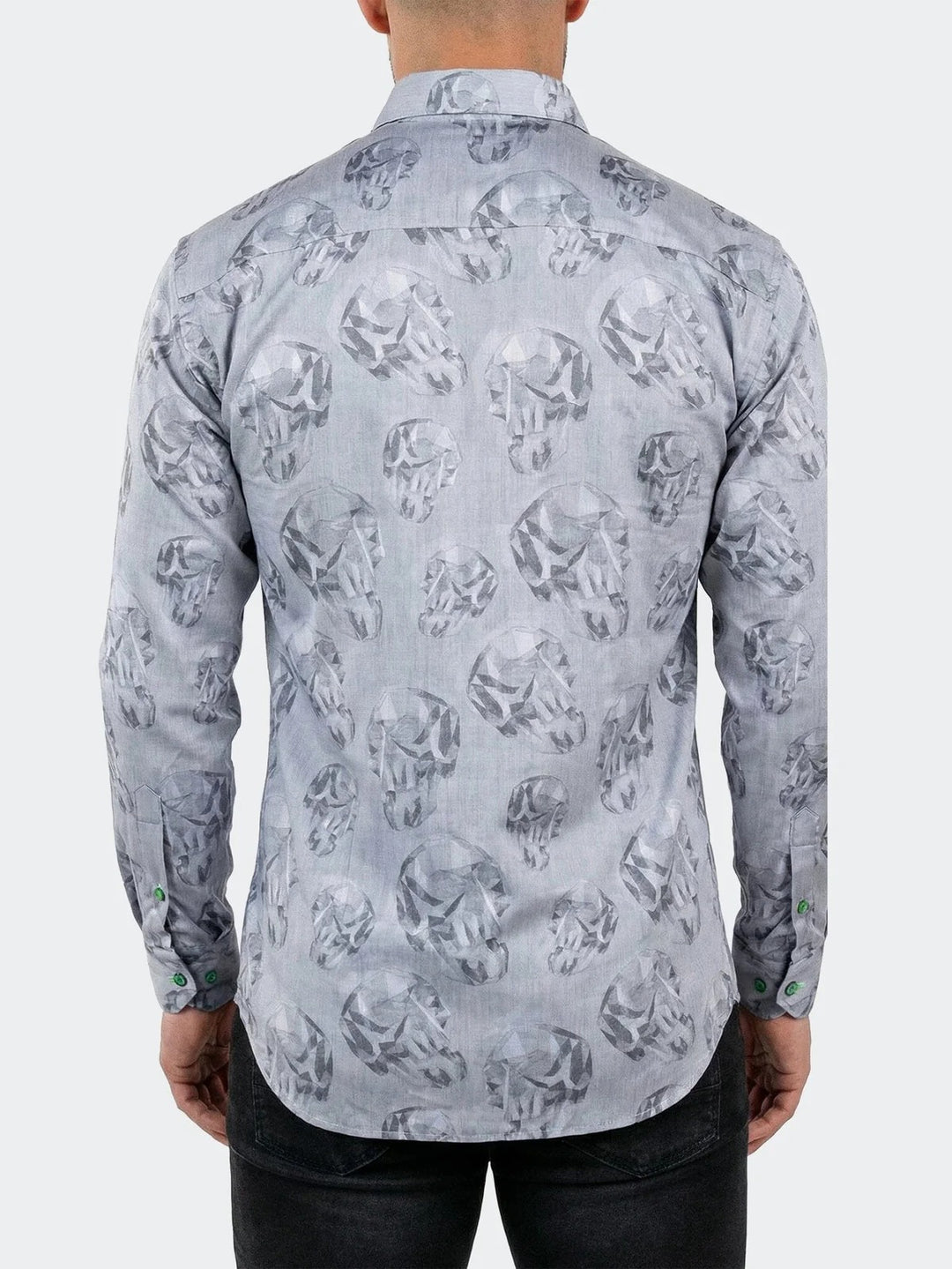 Maceoo Shirt | Fibonacci Dress Shirt LS Woven Unknown0056 Grey