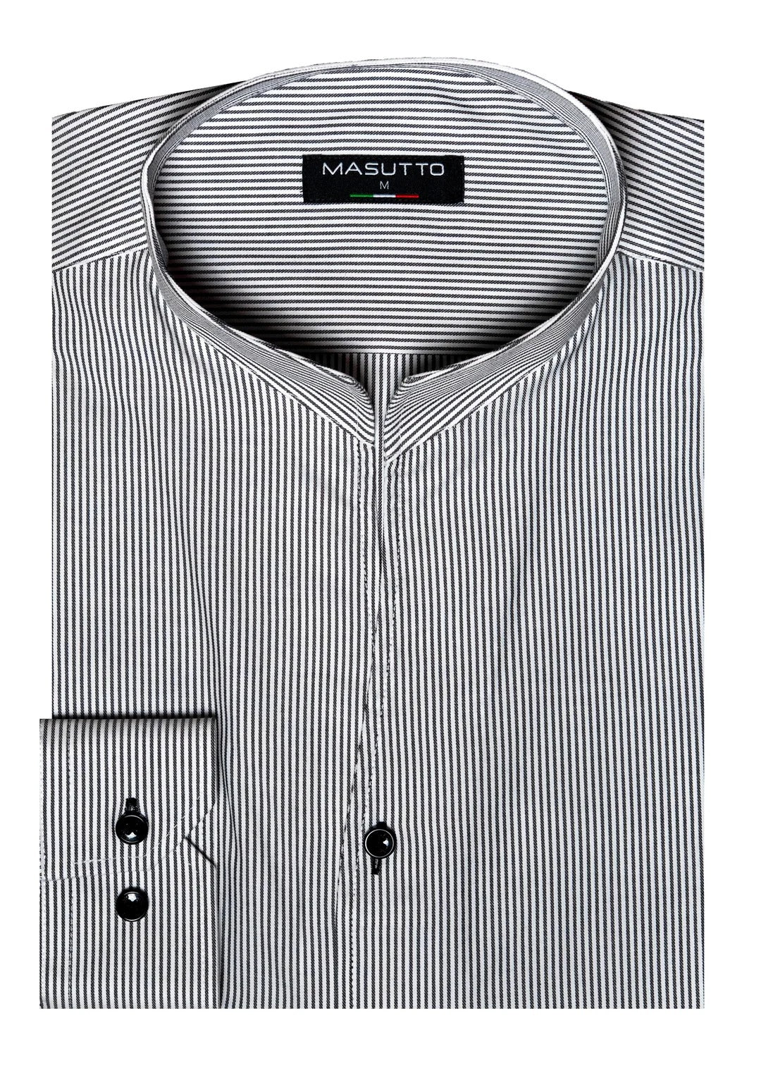 Masutto Shirt | LONDON-18 LONG SLEEVE SHIRT TULIP COLLAR