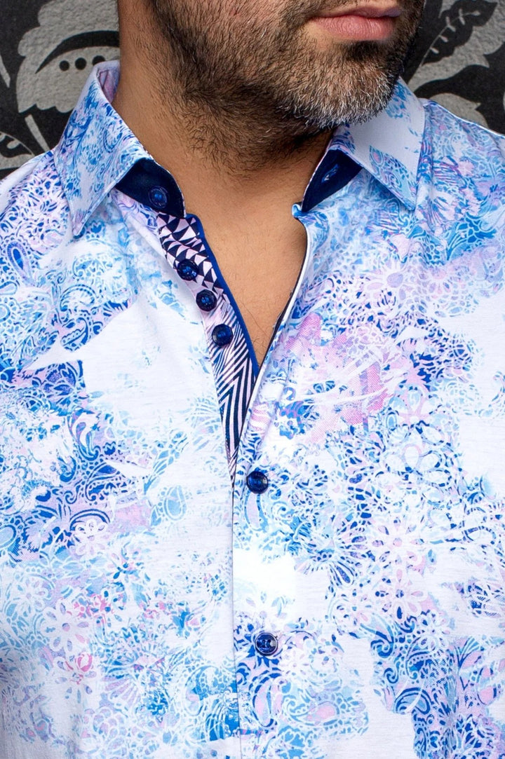 Au Noir Stretch Shirt | Wisteria Pink