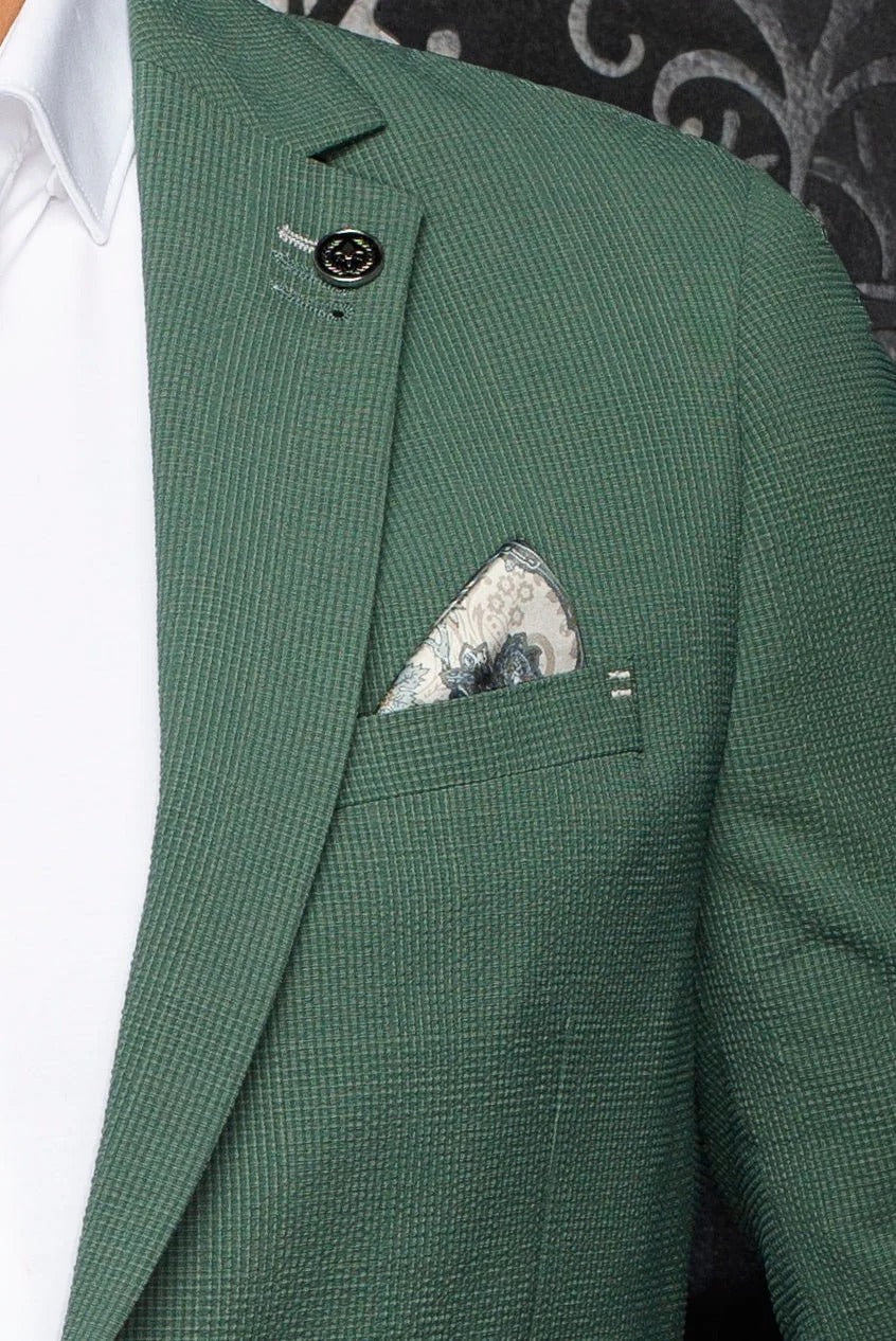 Au Noir Stretch Blazer | Troy Green