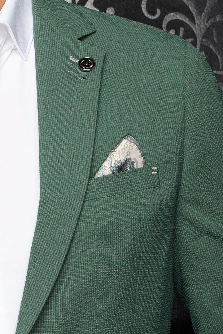 Au Noir Stretch Blazer | Troy Green