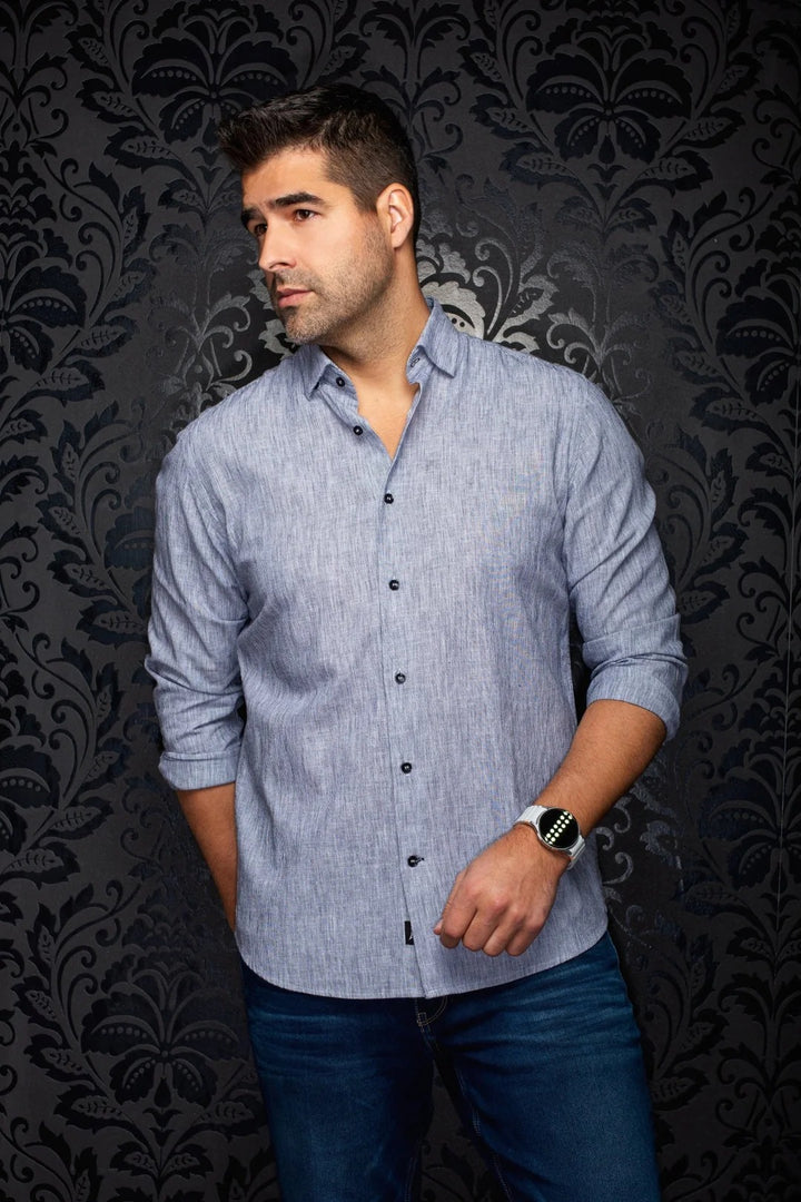 Au Noir Stretch Shirt | Gere Black