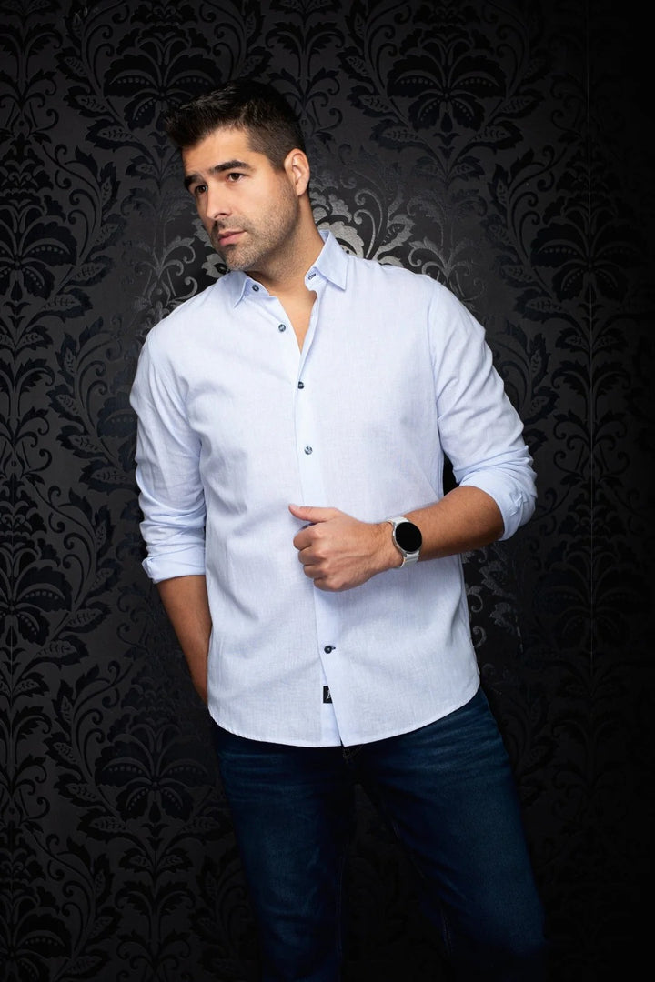 Au Noir Stretch Shirt | Gere Blue