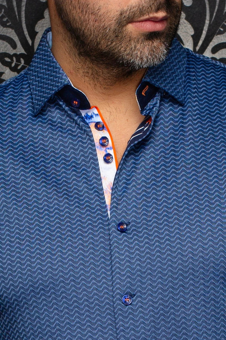 Au Noir Stretch Shirt | Ironbark Navy