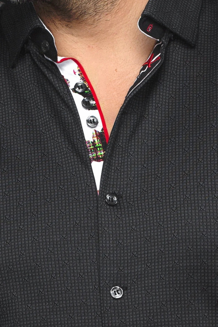 Au Noir Stretch Shirt | Palma Black