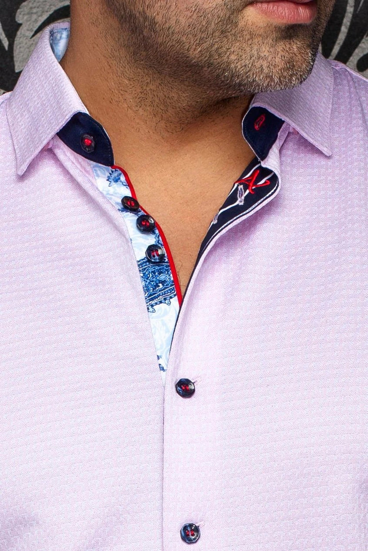 Au Noir Stretch Short Sleeve Shirt | Sonoran Light Pink