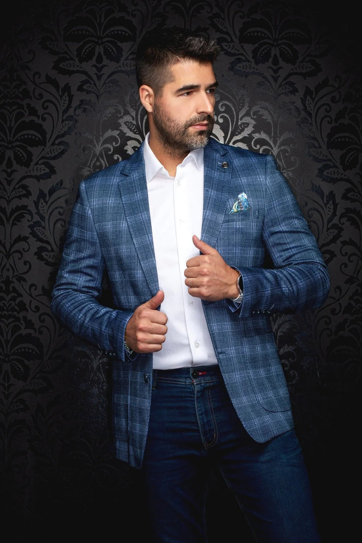 Au Noir Stretch Blazer | Veston Ritchson Navy