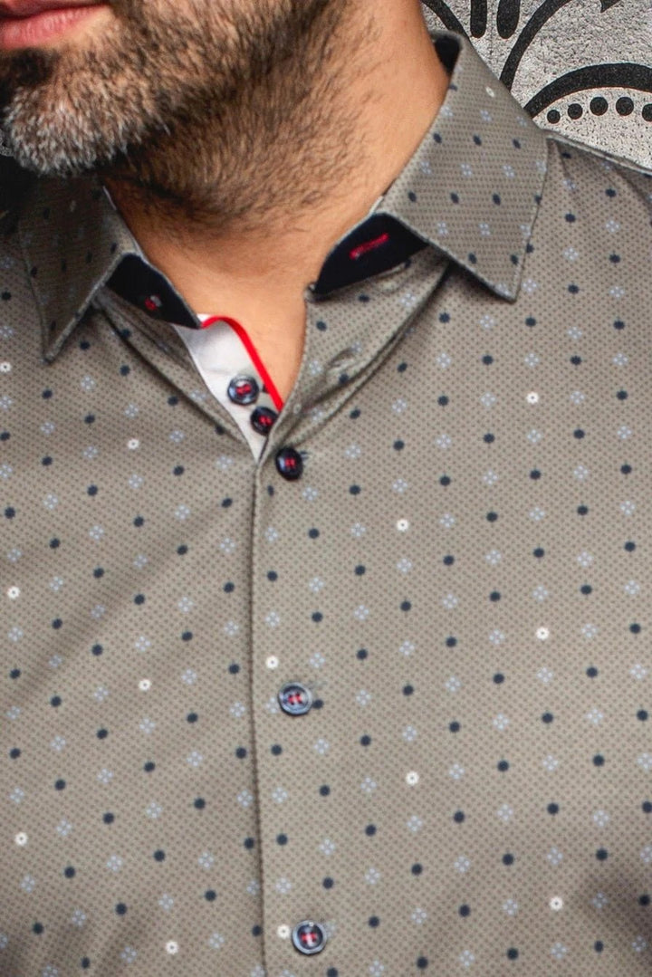 Au Noir Stretch Shirt | Clyde Olive