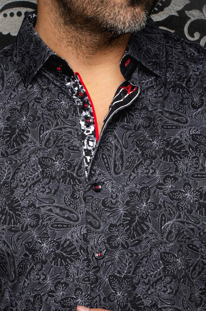Au Noir Stretch Shirt | Mira Black