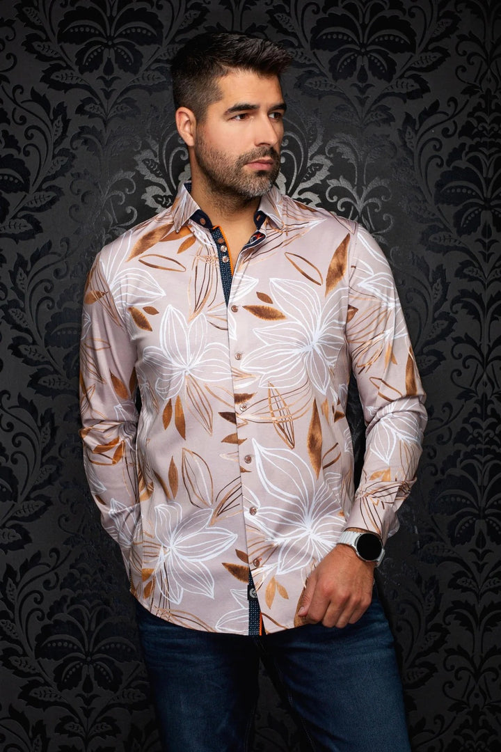 Au Noir Stretch Shirt | Sakarun Stone