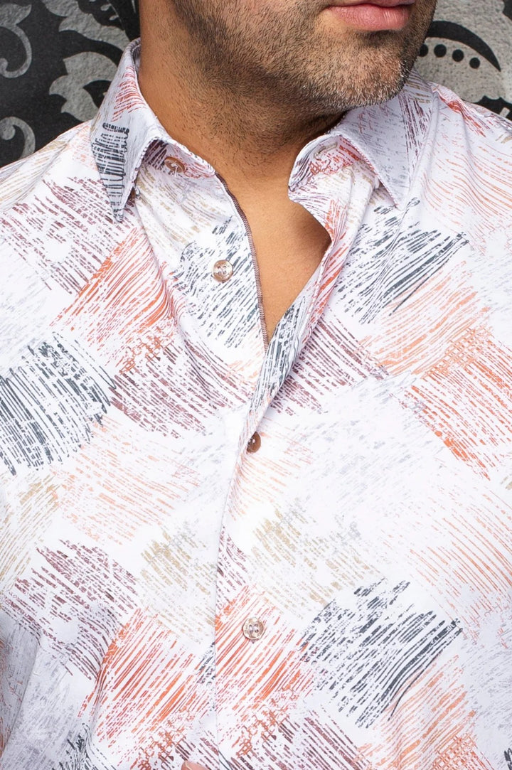 Au Noir Stretch Shirt | Terrence Multi