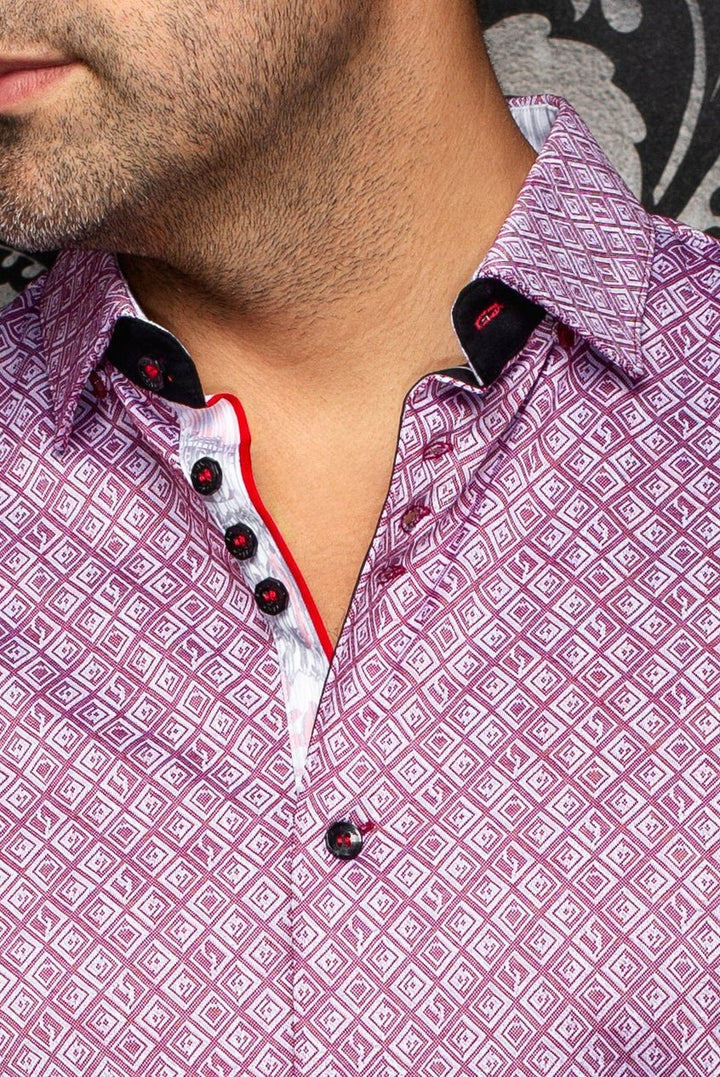 Au Noir Stretch Short Sleeve Shirt | Atacama Red