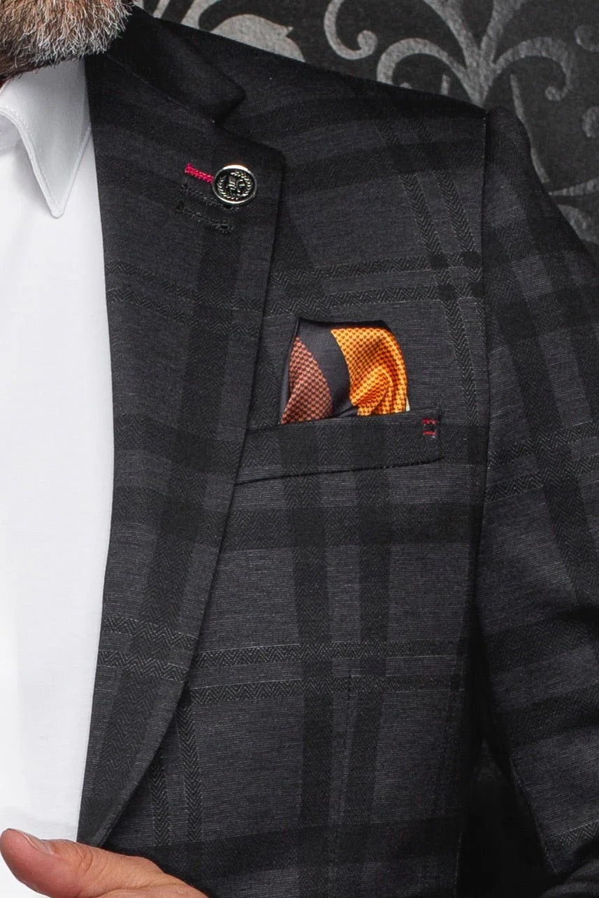 Au Noir Stretch Blazer | Veston Selleck Black