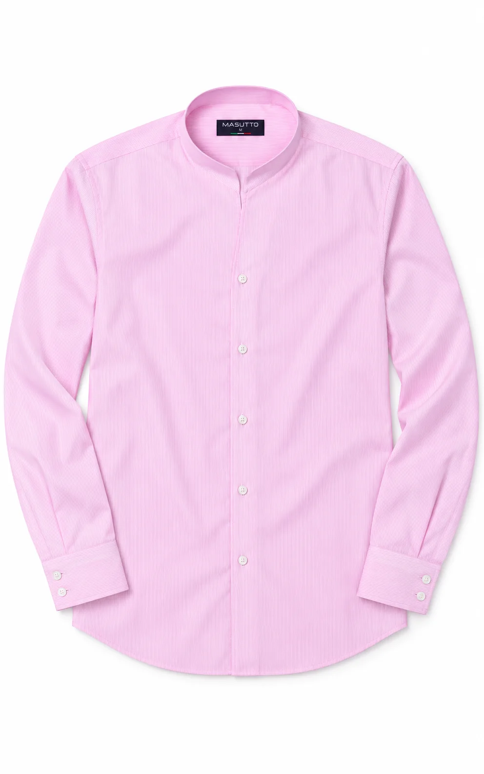 Masutto Shirt | LONDON-52 LONG SLEEVE SHIRT TULIP COLLAR