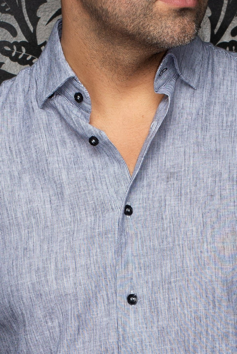 Au Noir Stretch Shirt | Gere Black