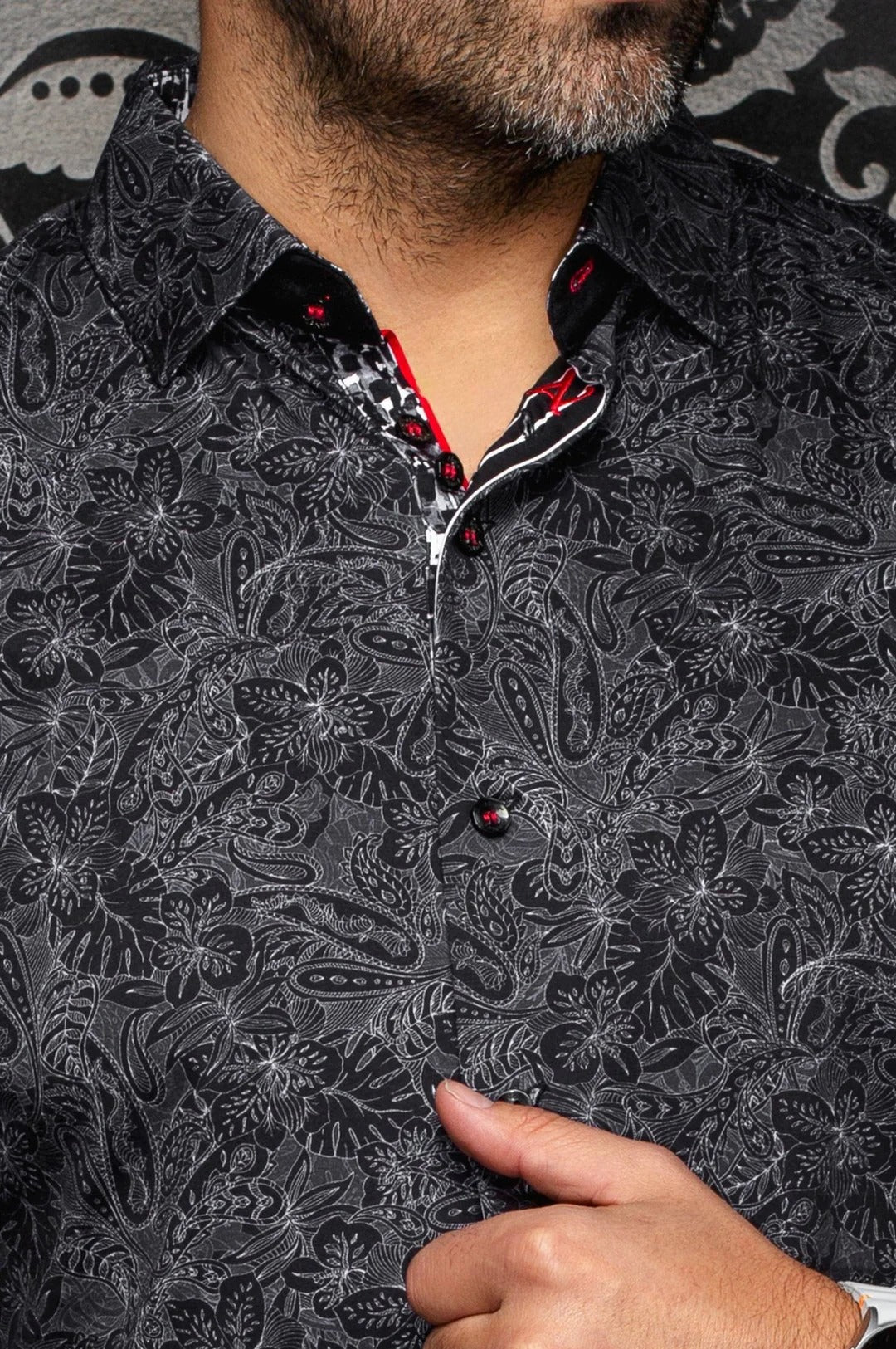 Au Noir Stretch Shirt | Mira Black