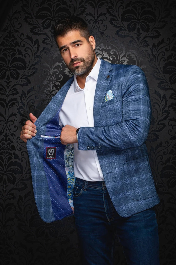 Au Noir Stretch Blazer | Veston Ritchson Navy