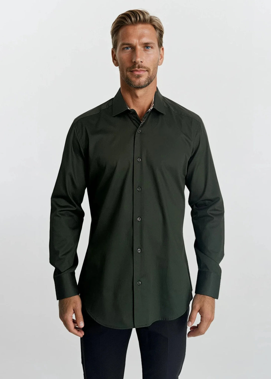 Masutto Shirt | ARIA-08 SLEEVE BUTTON DOWN SHIRT