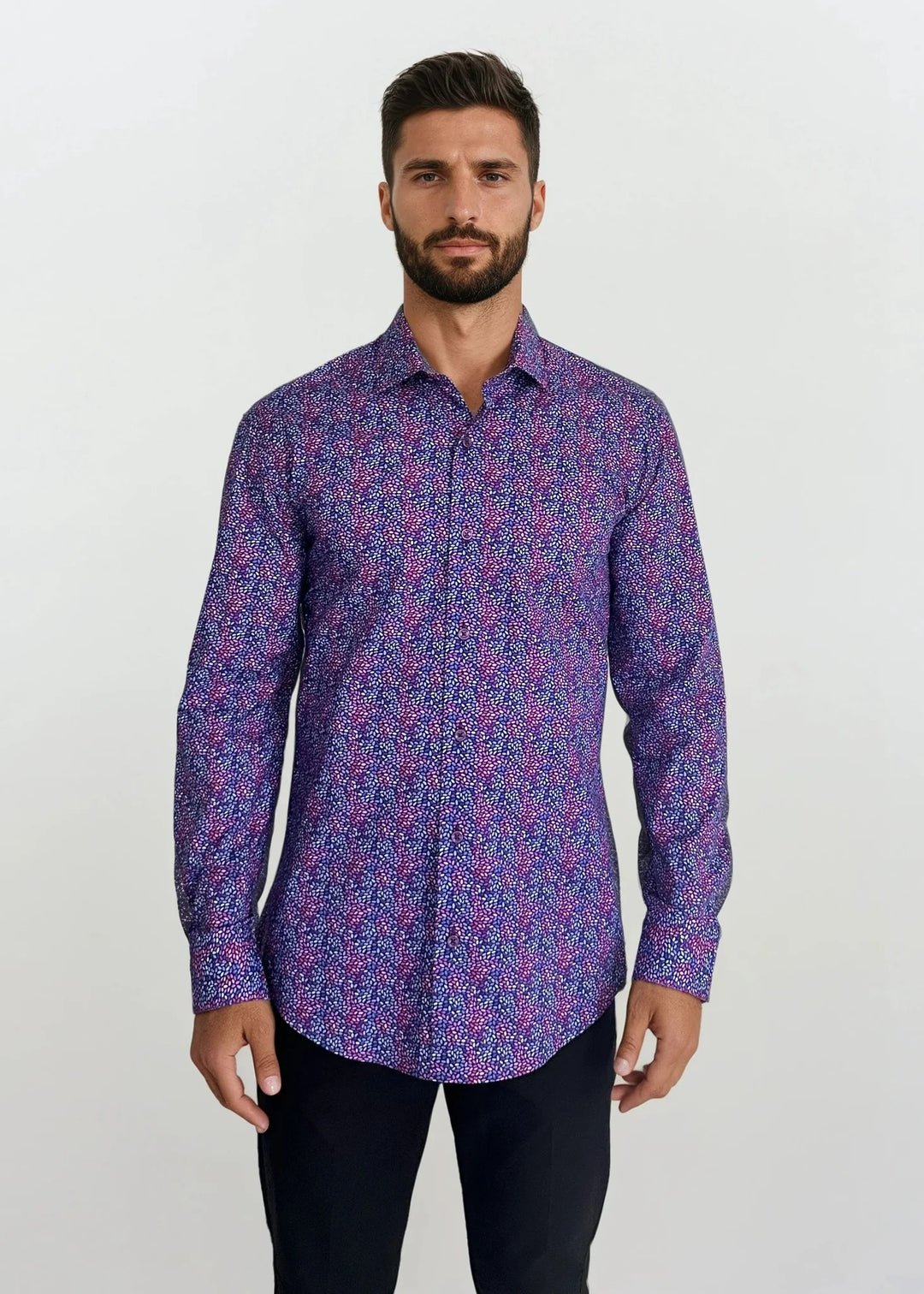 Masutto Shirt | BITTO-92 SLEEVE BUTTON DOWN SHIRT