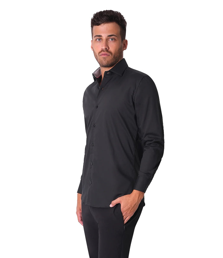 Bertigo Shirt | Austen Black Twil Shirt