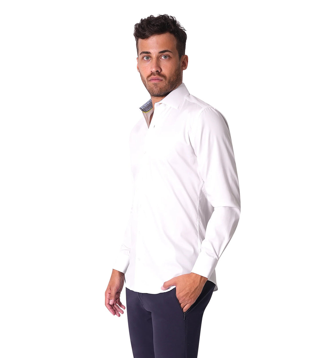 Bertigo Shirt | Austen White Twil Shirt