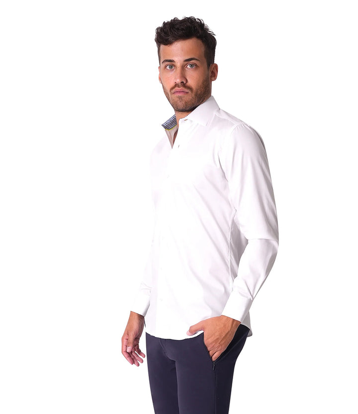 Bertigo Shirt | Austen White Twil Shirt