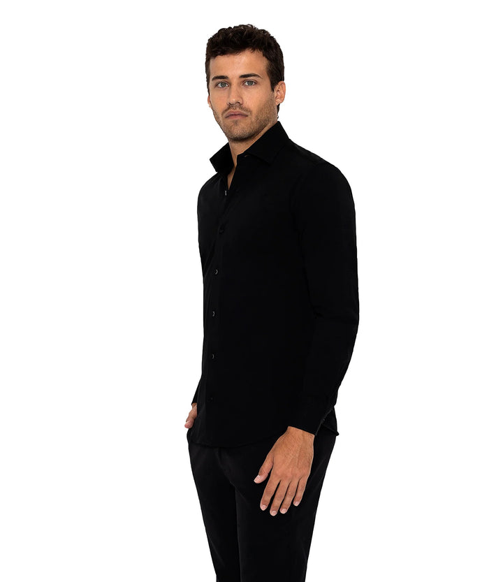 Bertigo Shirt  | Cooper Black Knit Shirt