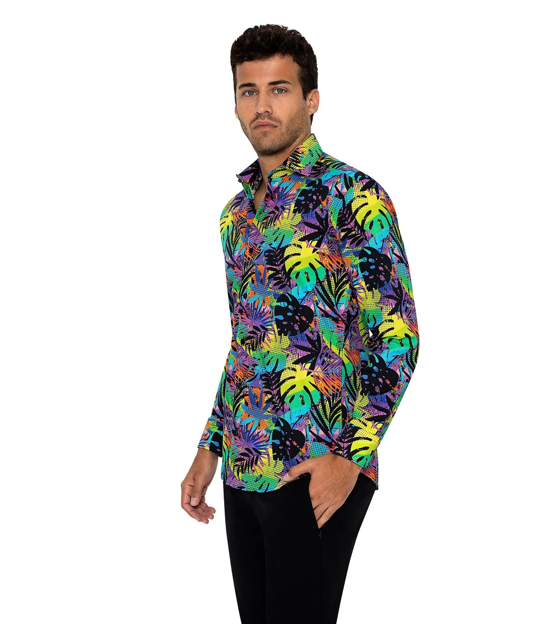 Bertigo Shirt | David Black Leaf Shirt