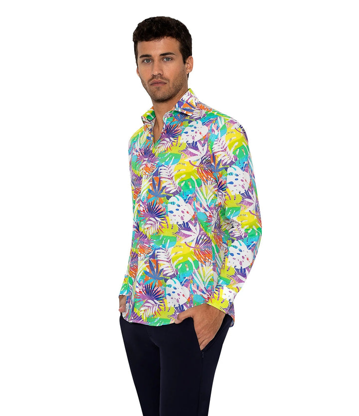 Bertigo Shirt | David White Leaf Shirt