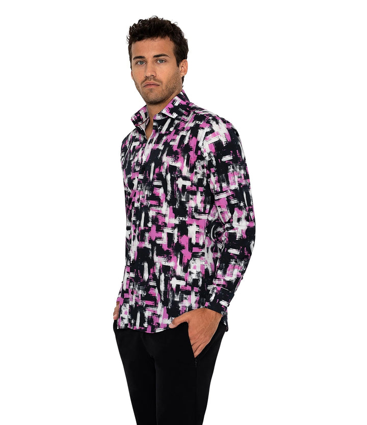 Bertigo Shirt  | HUNTER BLACK PAINT SHIRT