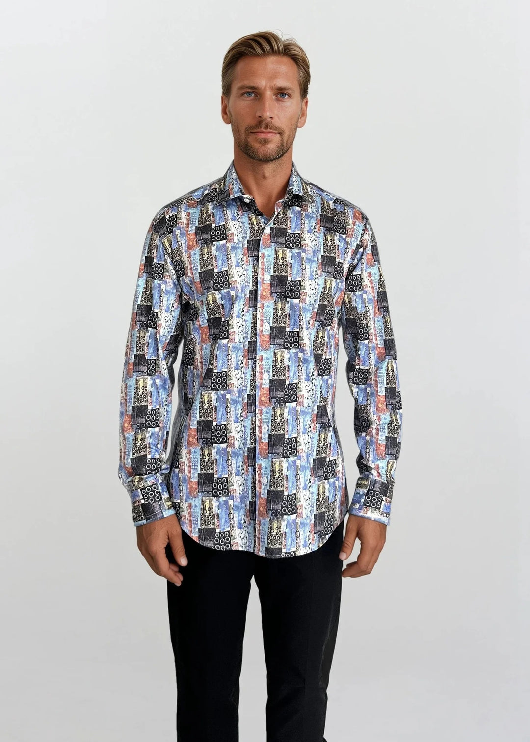 Masutto Shirt | CONCORD-02 SLEEVE BUTTON DOWN SHIRT