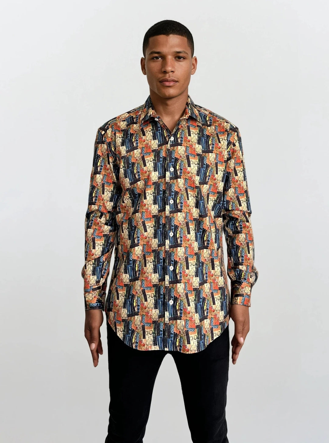 Masutto Shirt | MEMPHIS-26 SLEEVE BUTTON DOWN SHIRT