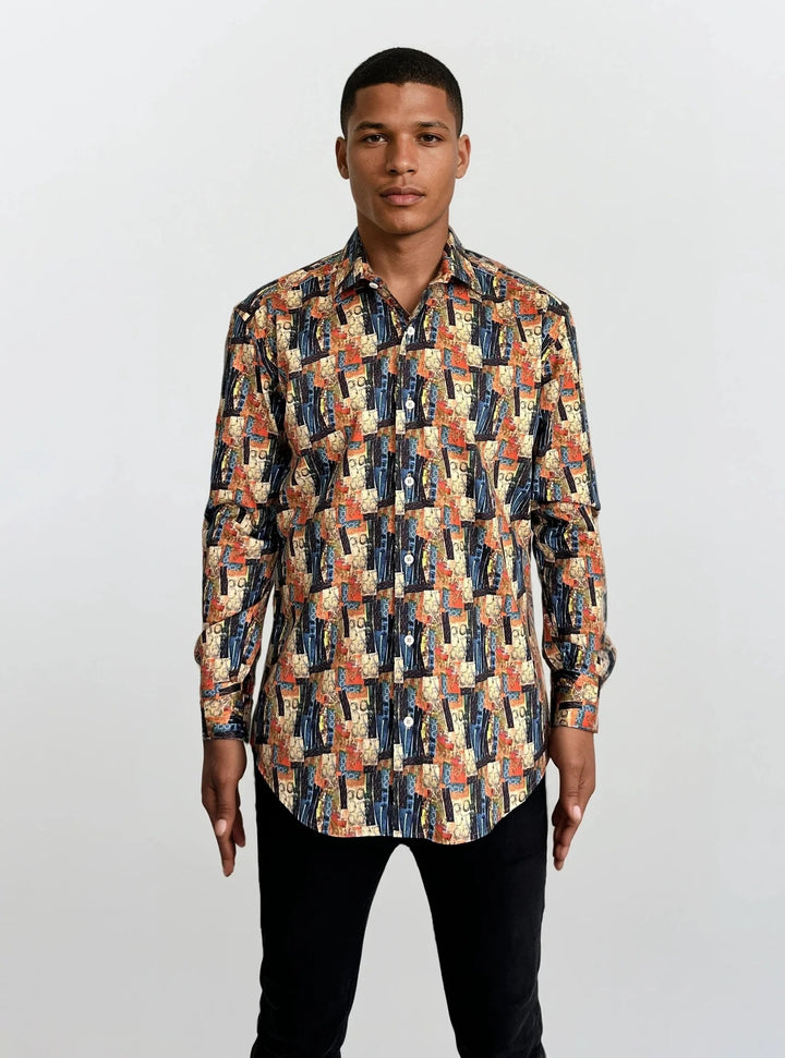 Masutto Shirt | MEMPHIS-26 SLEEVE BUTTON DOWN SHIRT