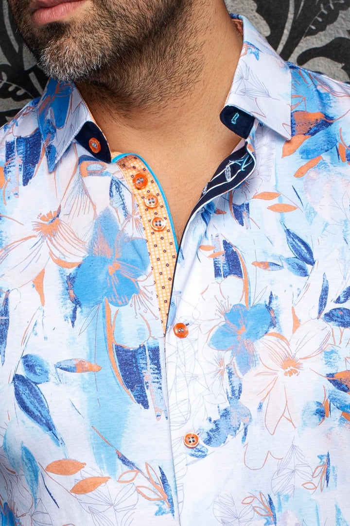 Au Noir Stretch Shirt | Lakeside Sky