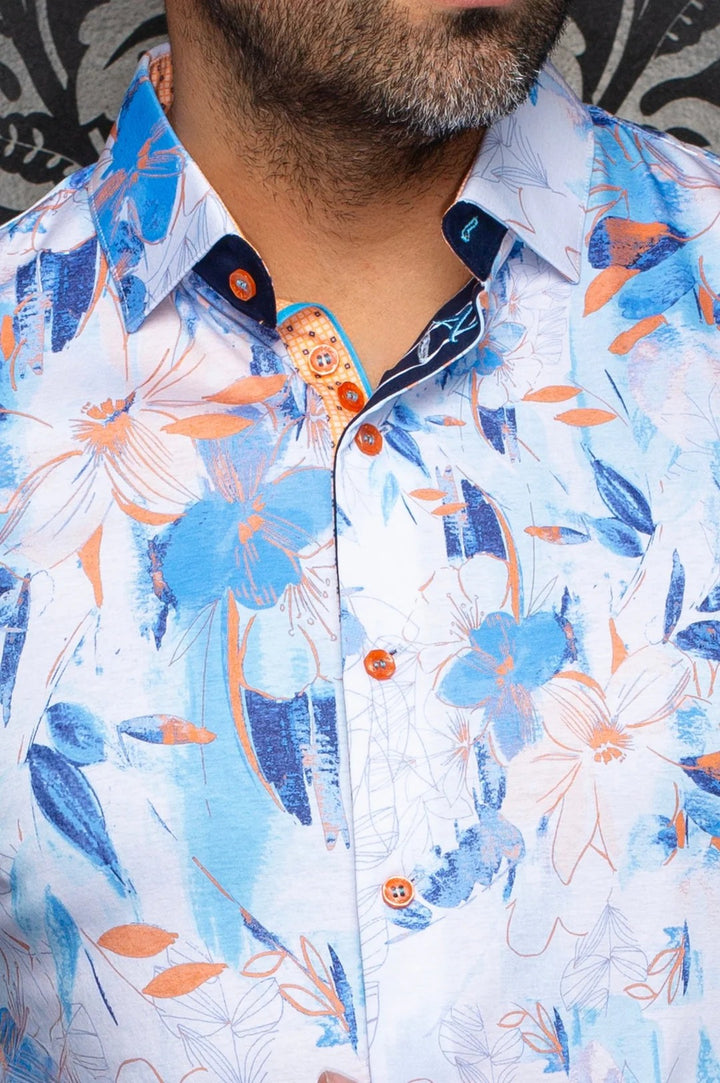 Au Noir Stretch Shirt | Lakeside Sky
