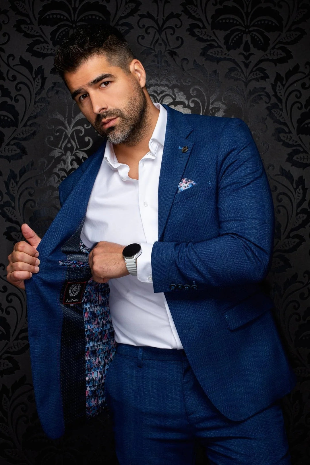Au Noir Blazer | Blazer Herzog Dark Blue