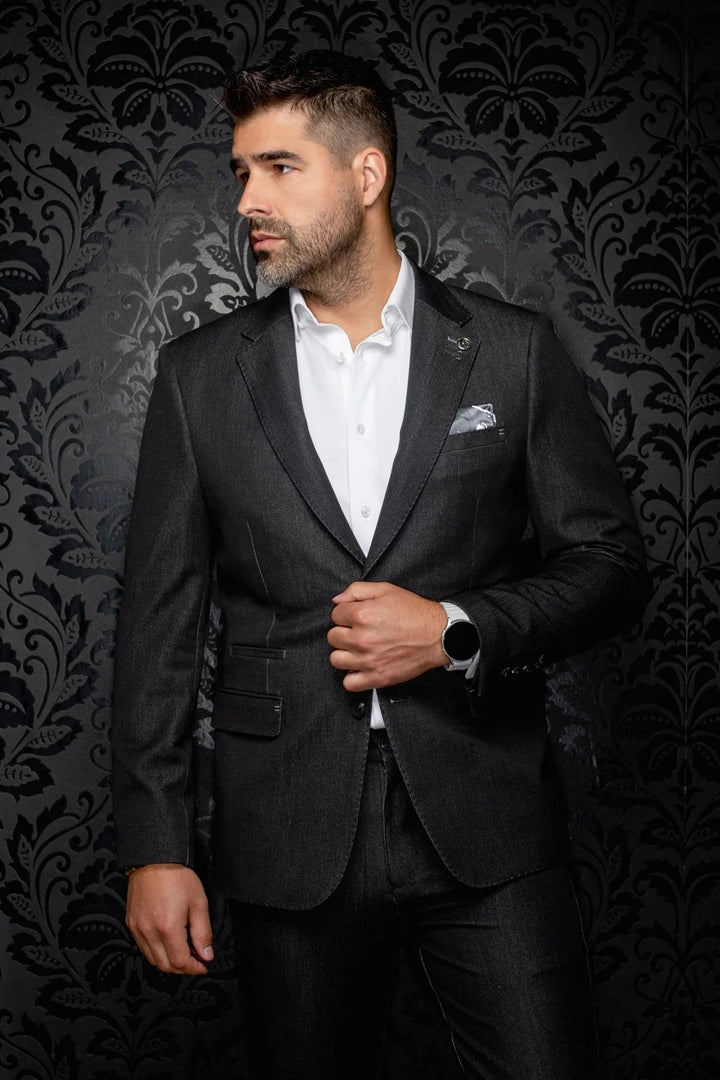 Au Noir Stretch Blazer | Blazer Sullivan Black