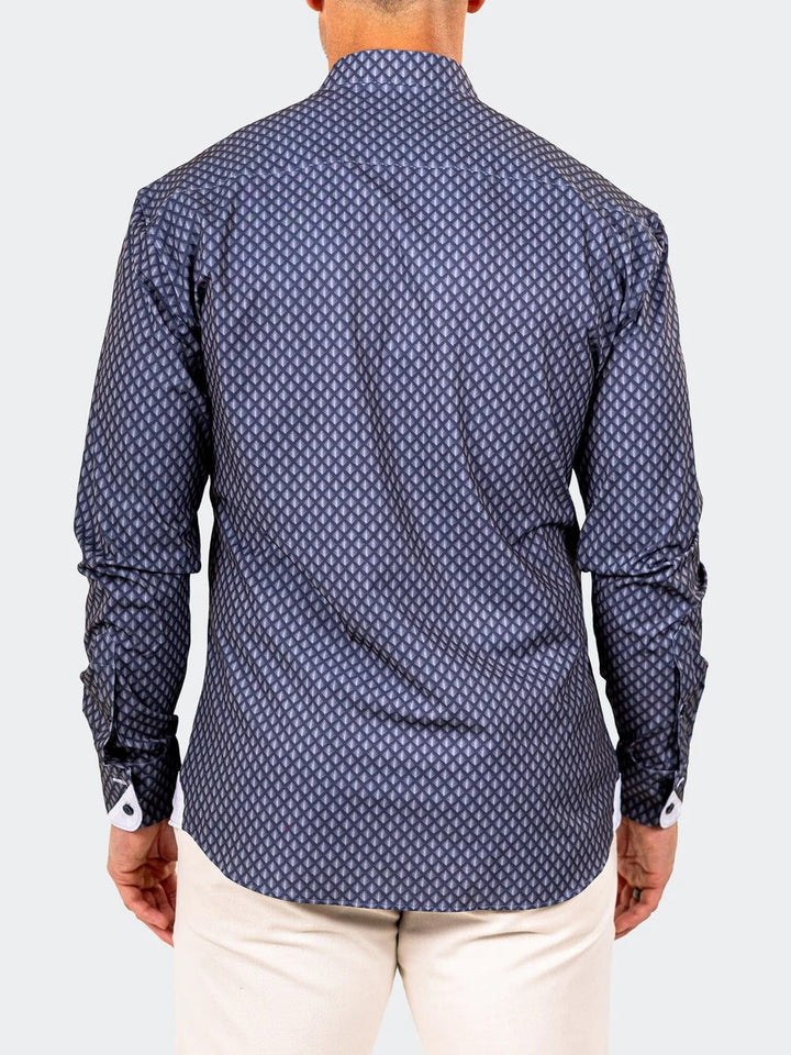 Maceoo Stretch Shirt | Eins Marthyr0210 Black