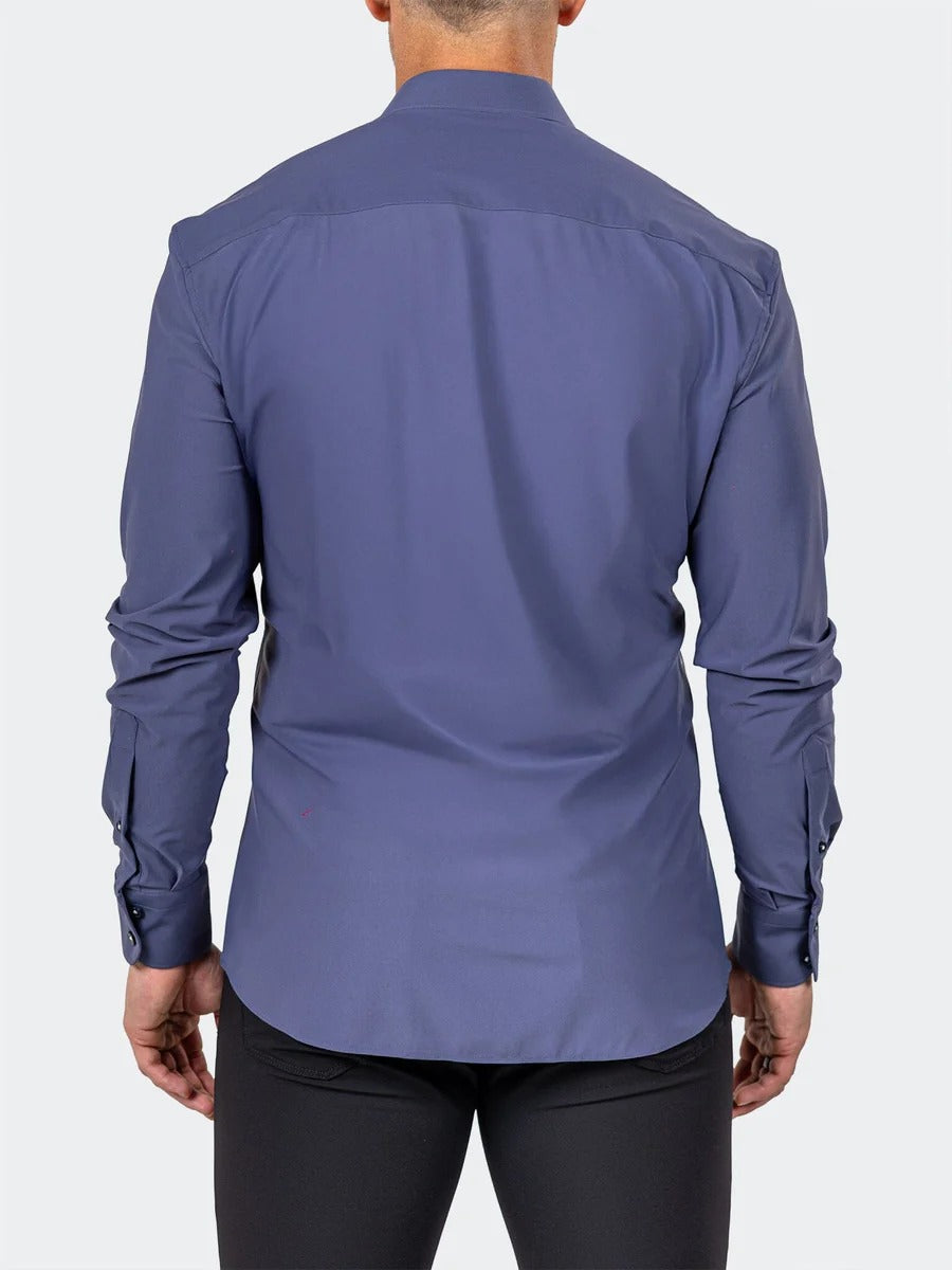 Maceoo Stretch Shirt | Eins Marthyr3011 Blue