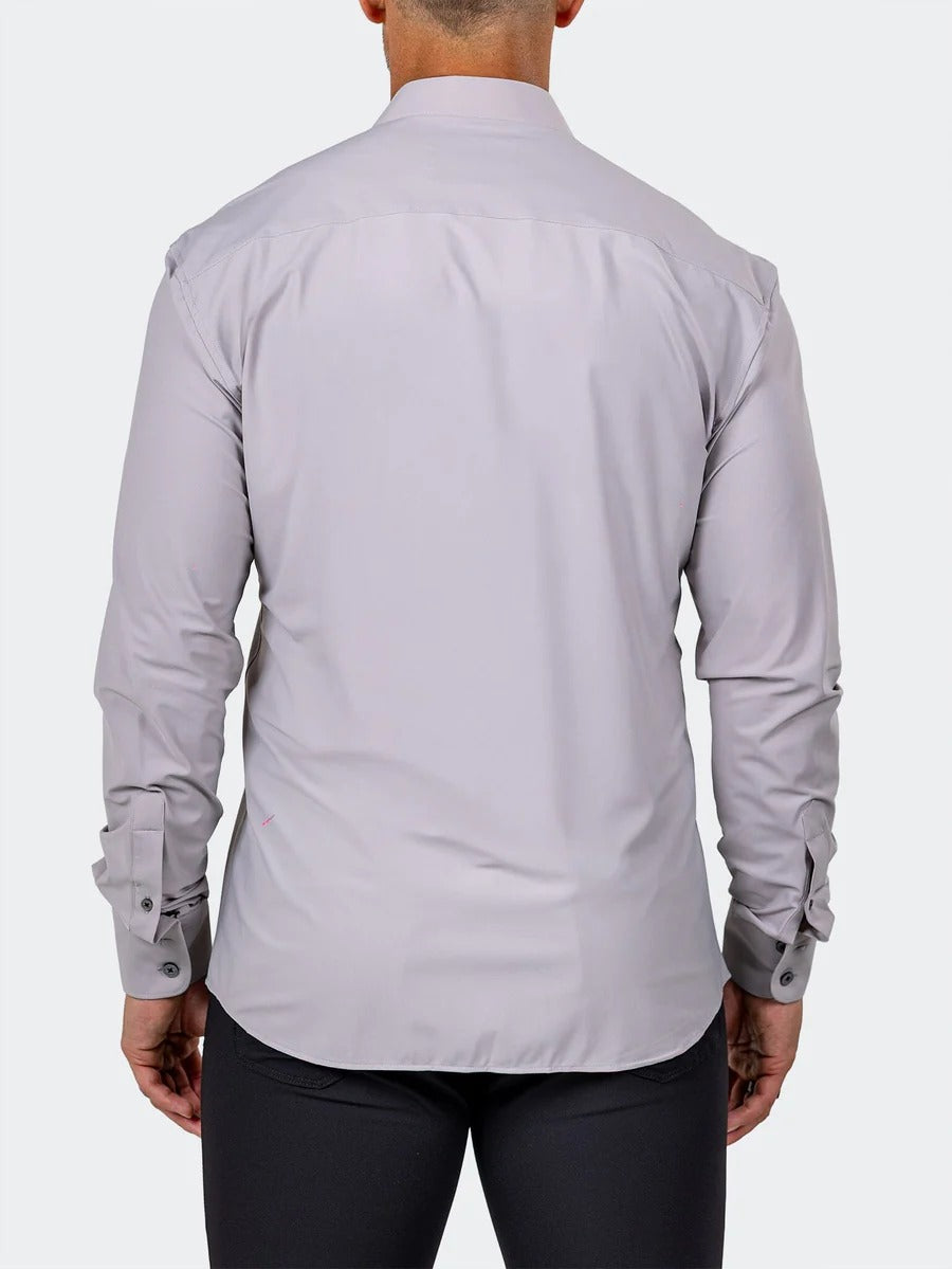 Maceoo Stretch Shirt | Eins Marthyr3016 Grey