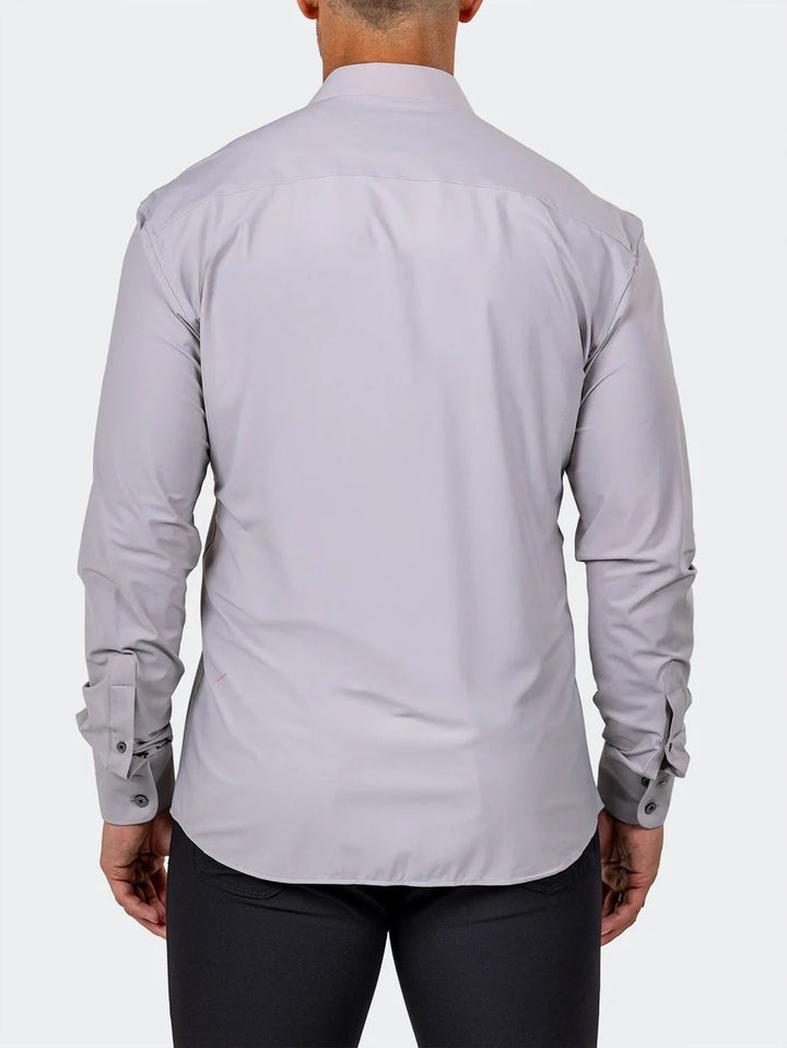Maceoo Stretch Shirt | Eins Marthyr3016 Grey
