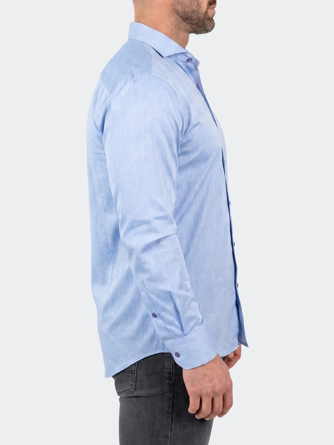 Maceoo Shirt | General Dress Shirt LS Woven Unknown0011 Blue