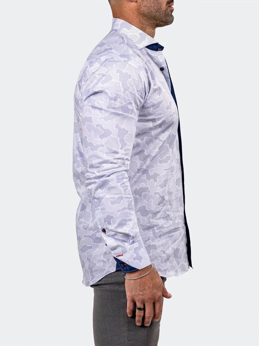 Maceoo Stretch Shirt | Eins Marthyr0306 White