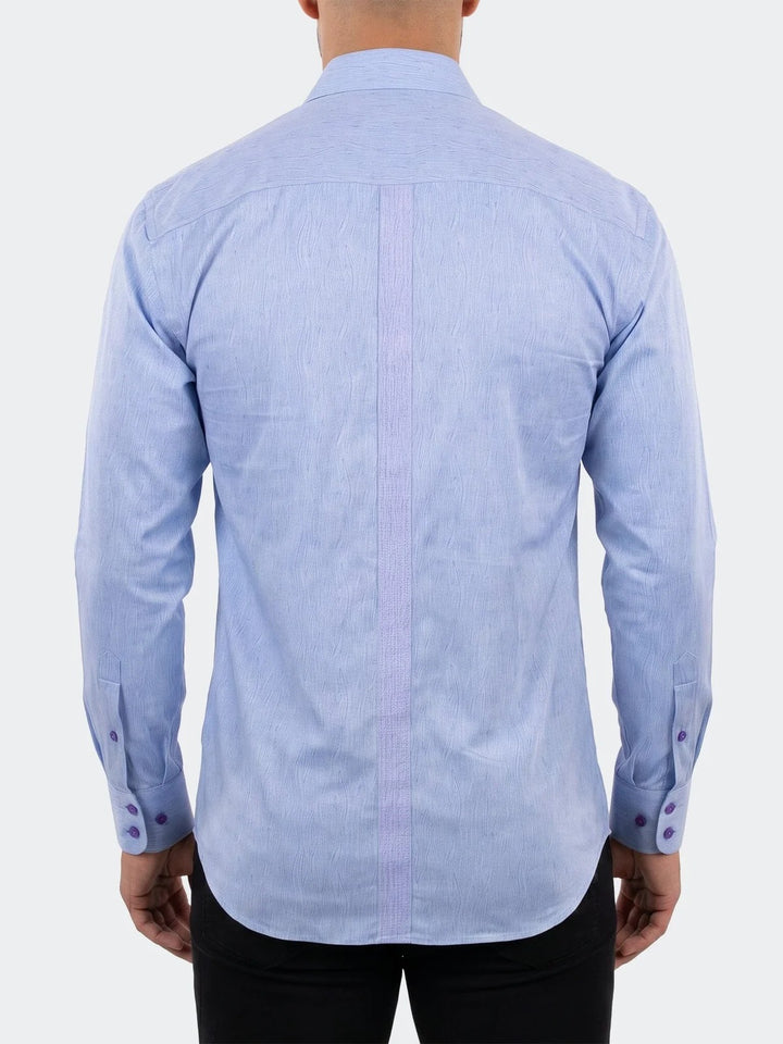 Maceoo Shirt | General Dress Shirt LS Woven Unknown0011 Blue
