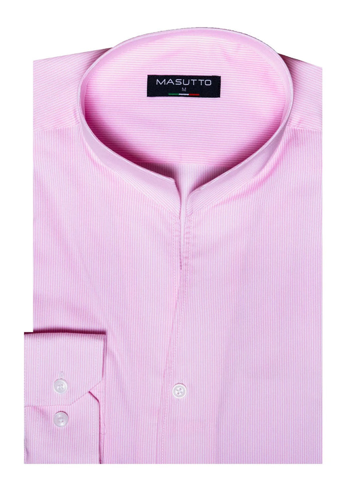 Masutto Shirt | LONDON-52 LONG SLEEVE SHIRT TULIP COLLAR