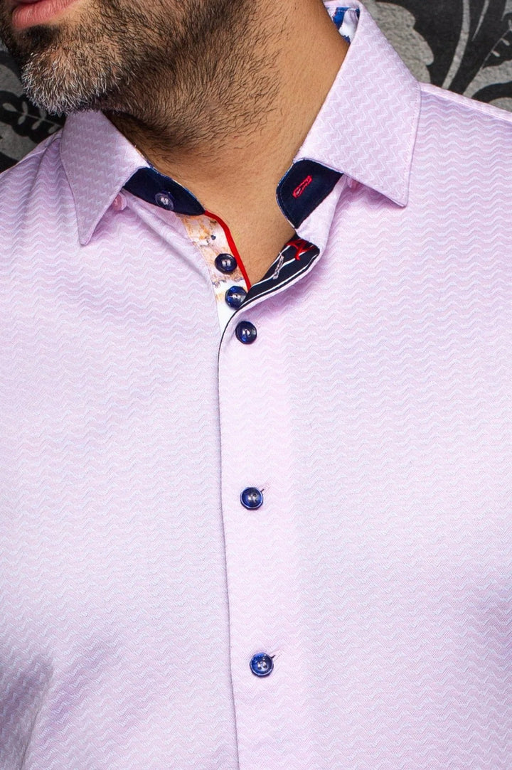 Au Noir Stretch Shirt | Ironbark Light Pink