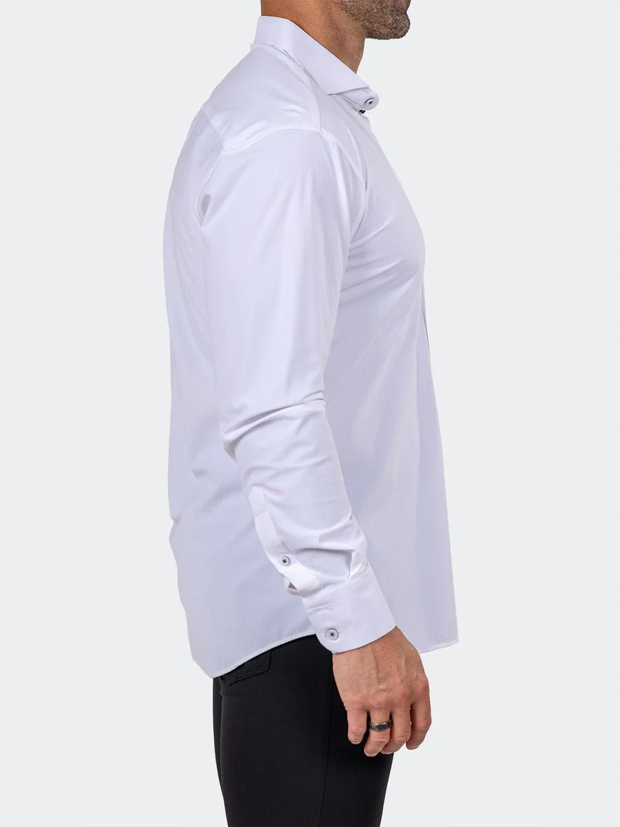 Maceoo Stretch Shirt | Eins Marthyr3008 White