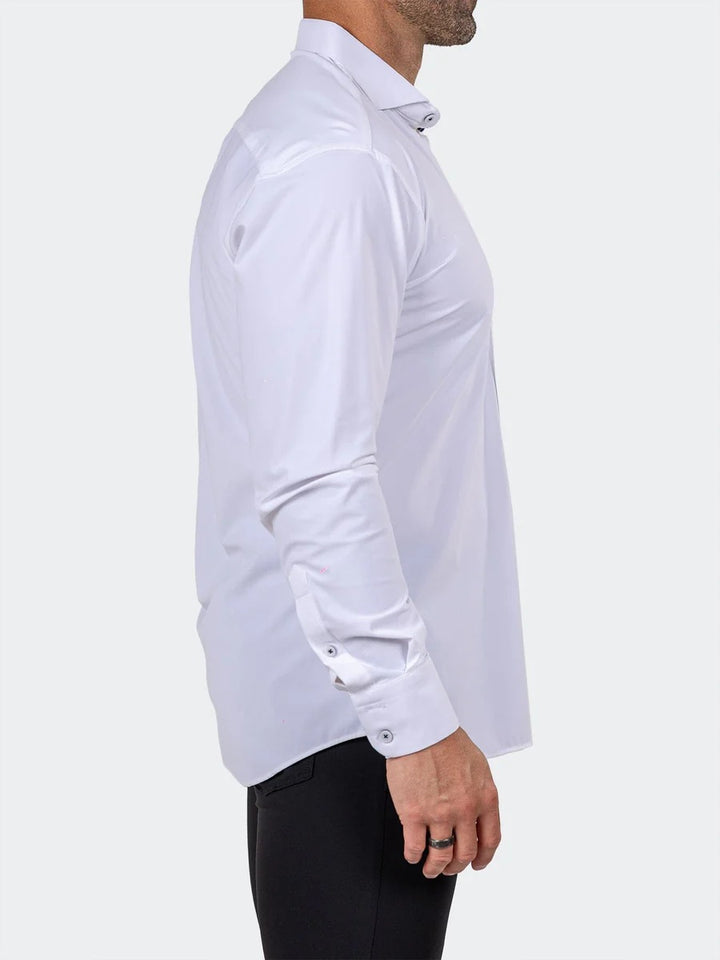 Maceoo Stretch Shirt | Eins Marthyr3008 White